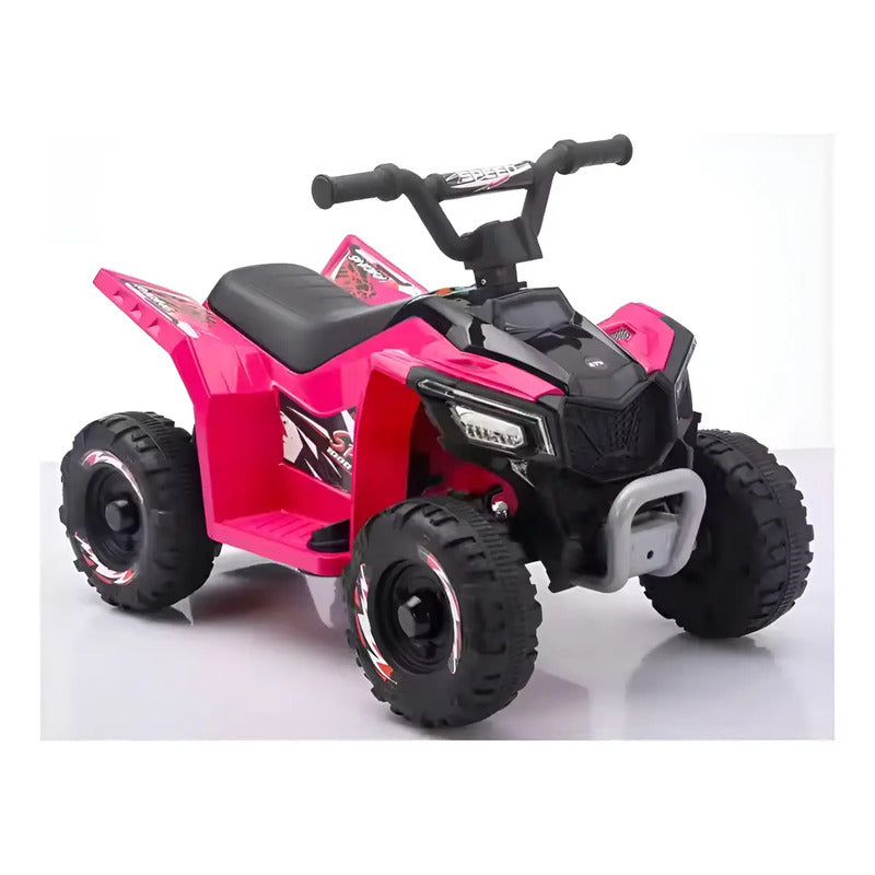 Cuatrimoto Eléctrica Para Niños 6v Velocidad Ajustable Mt001 Color Fucsia