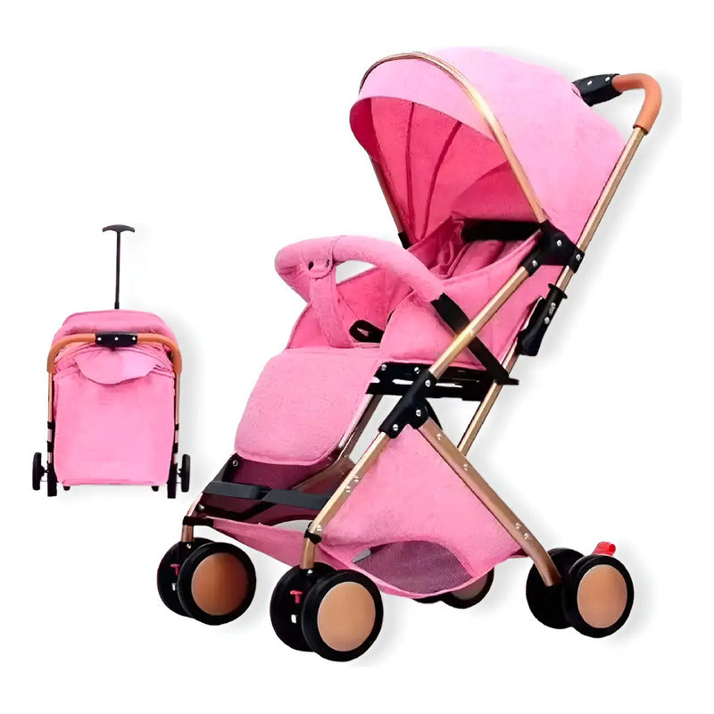 Coche Paseador Para Bebe Tipo Maleta + Toldillo 609-1