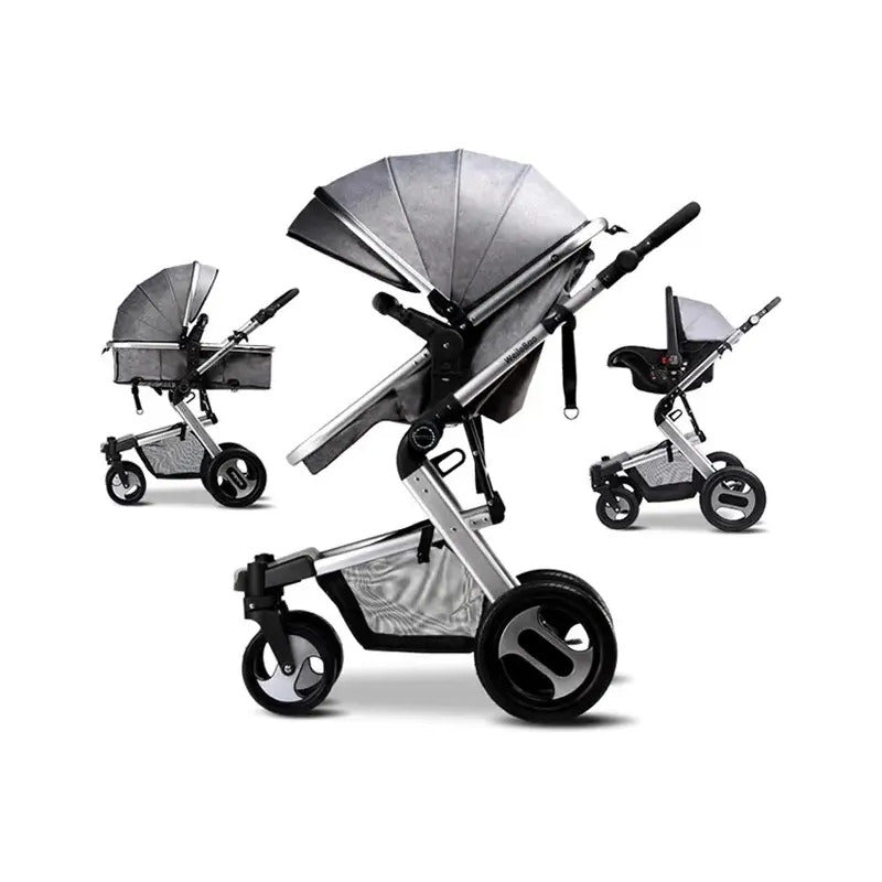 Coches Bebe Tipo Moisés Premium Paseador De Lujo + Toldillo