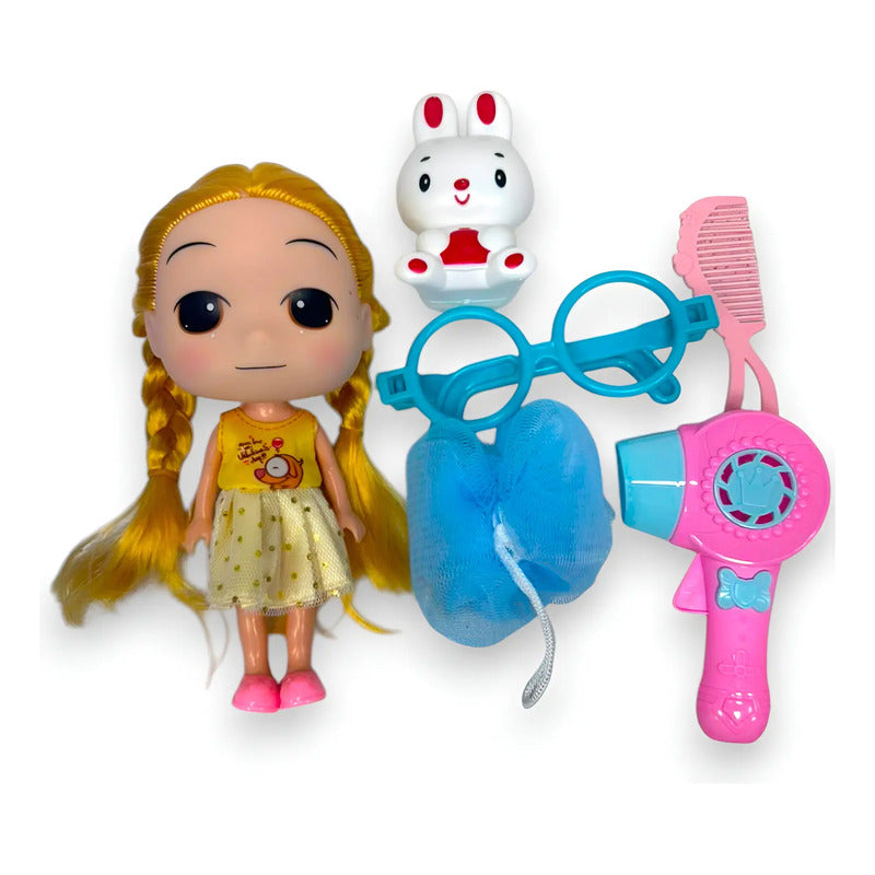 Muñeca Bebe Con Bañera Y Accesorio Ht858-29
