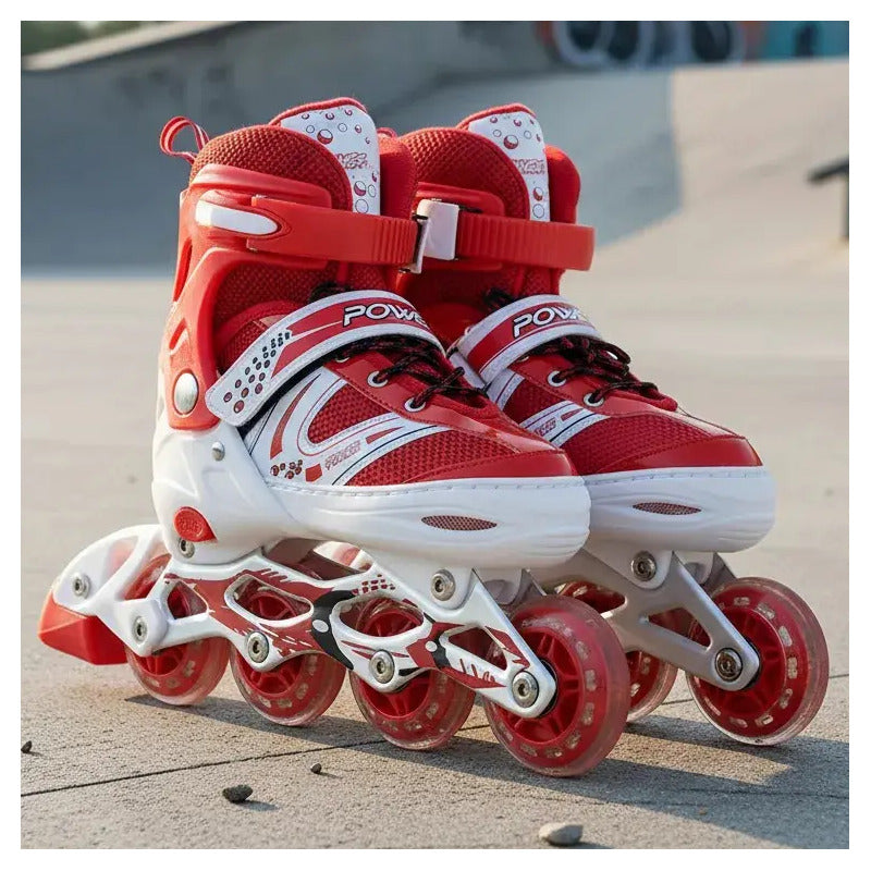 Patines En Línea Ajustables Niños Niñas Semiprofesional