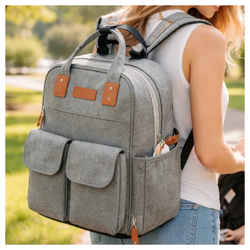 Pañalera Bolso Materno Multifuncional Cambiador  Ld2204