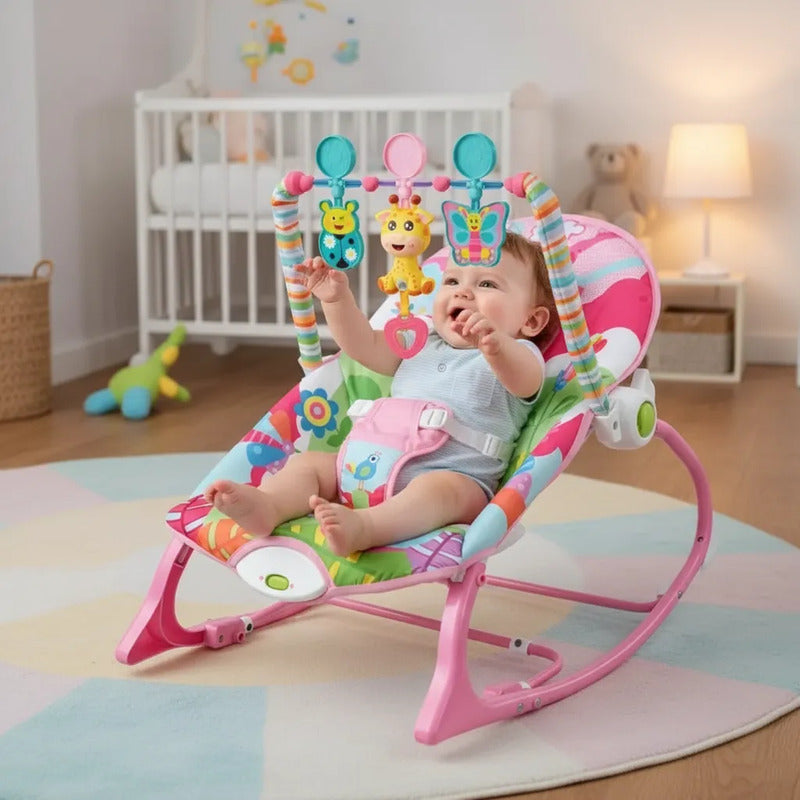 Silla  Vibradora Mecedora Musical  Niña-niños Baby Rocker
