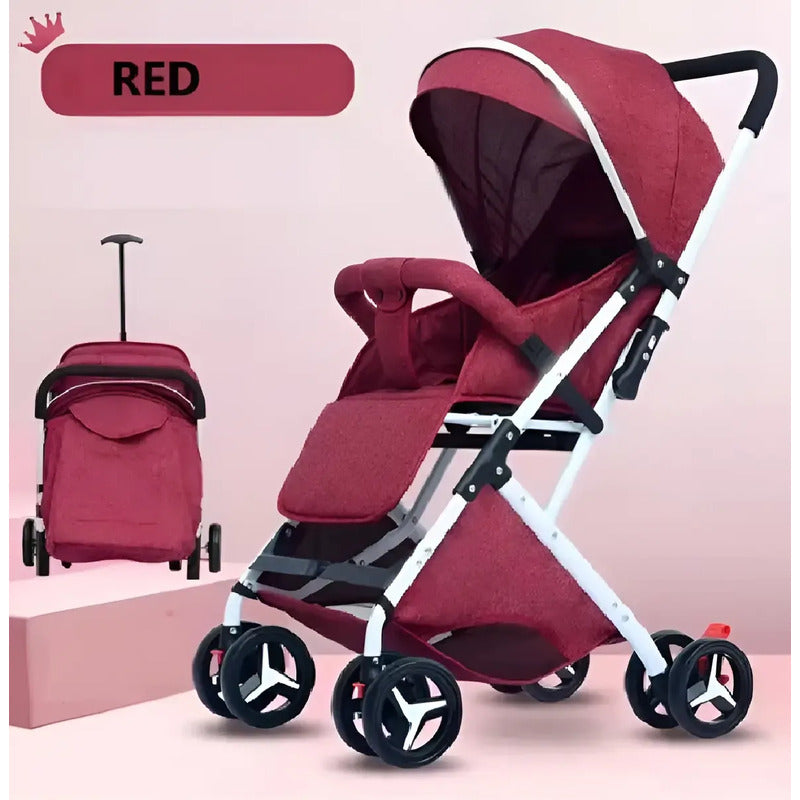Coche Paseador Para Bebe Tipo Maleta + Toldillo 609-2