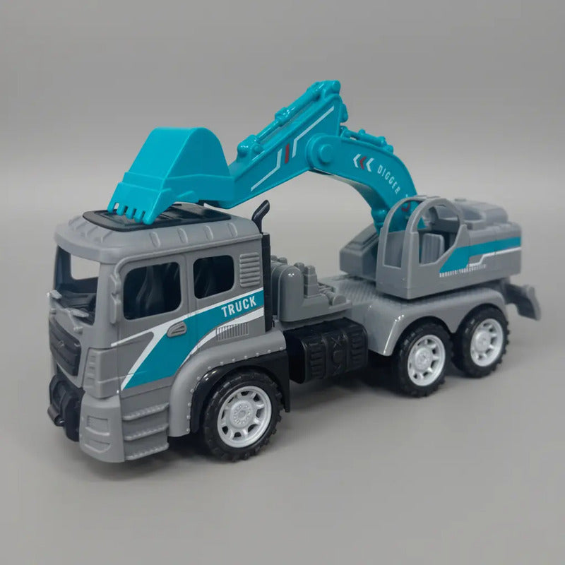 Carro Camión Retroexcavadora Construcción Juguete Niño Zk004