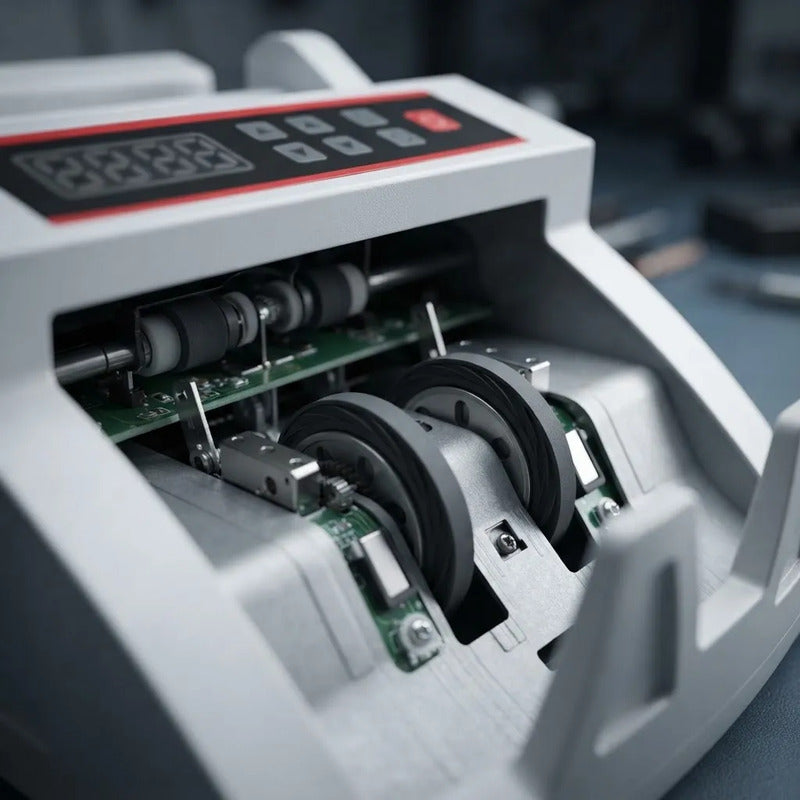 Máquina Contadora De Billetes Con Detector De Falsos