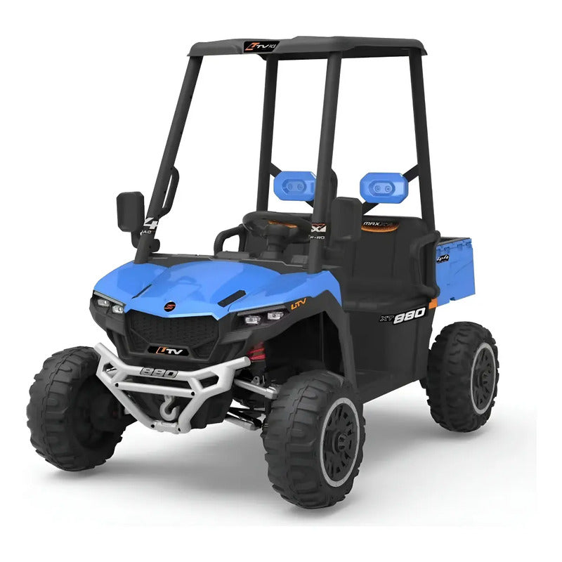 Carro De Paseo Eléctrico 12v 2 Plazas Control Remoto Mt002