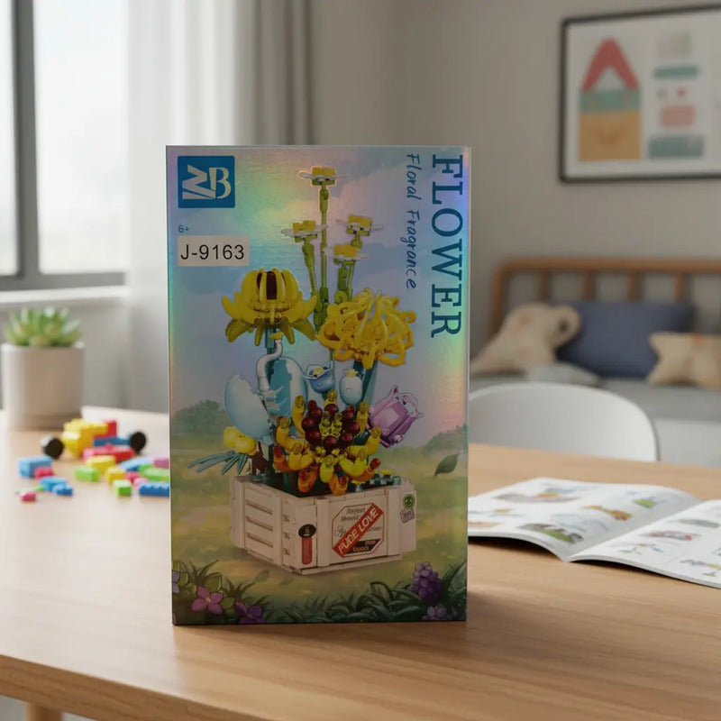 Bloques Fichas Armatodo Juguete Ramo De Flores J-91623 10 Ramo De Flores