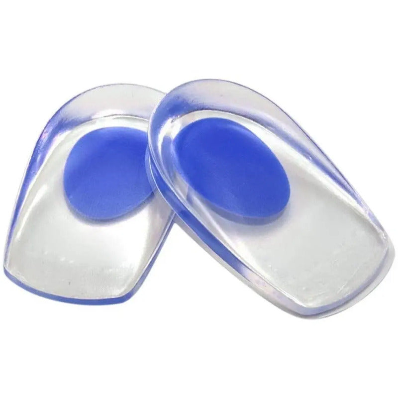 Taloneras Ortopédicas De Gel Para Descanso Y Alivio Del Dolor En Talón 35-41 Tranparente