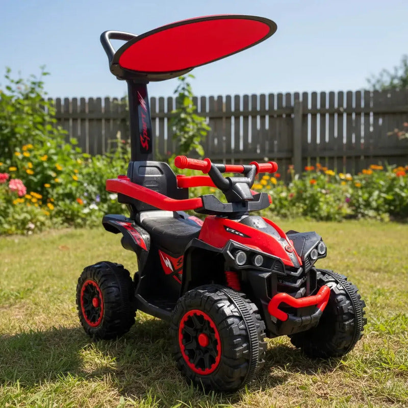 Cuatrimoto Montable Paseador Kidshop Fg-01 Color Rojo