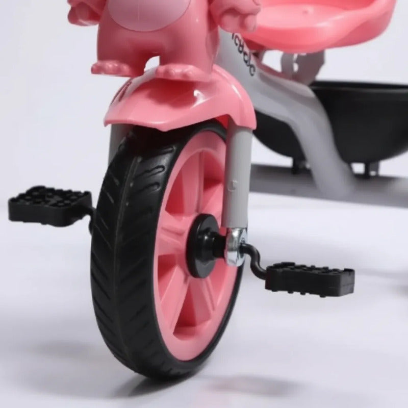 Triciclo Bicicleta Infantil Musical Kidshop 6067 Rosa Chicle