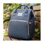 Pañalera Multinfuncional Bebe Mochila Colores Original Azul Marino