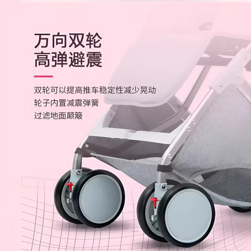 Coche Paseador Para Bebe Tipo Maleta + Toldillo 609-2
