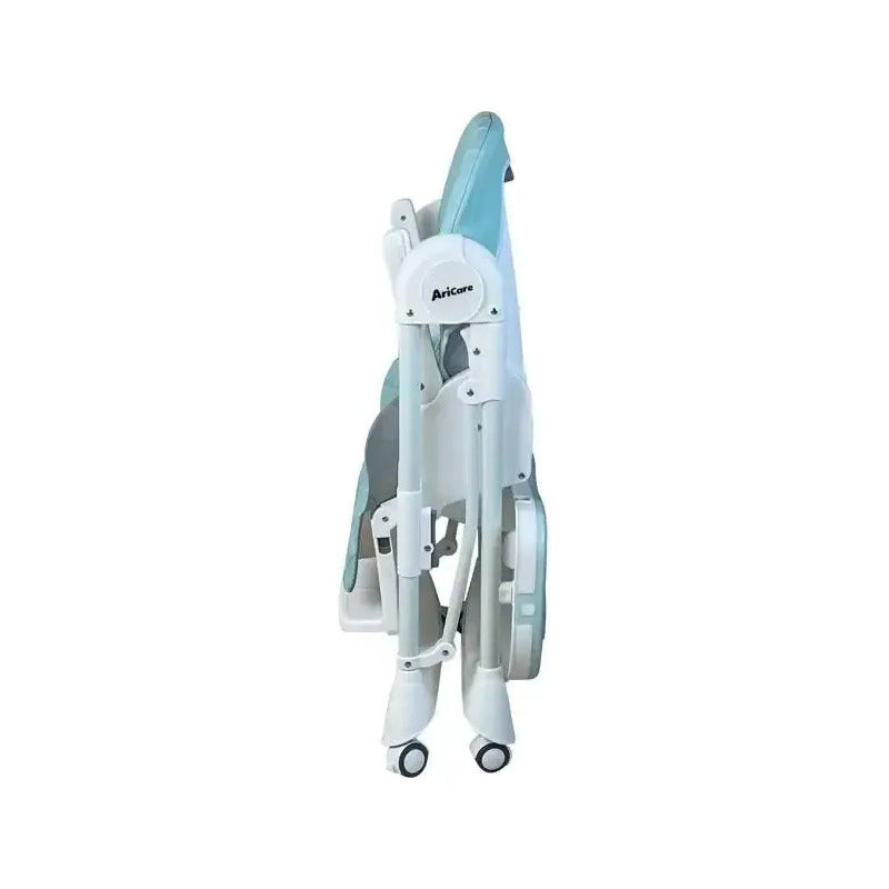 Silla Comedor Kidshop Doble Bandeja Plegable Elefante Blanco