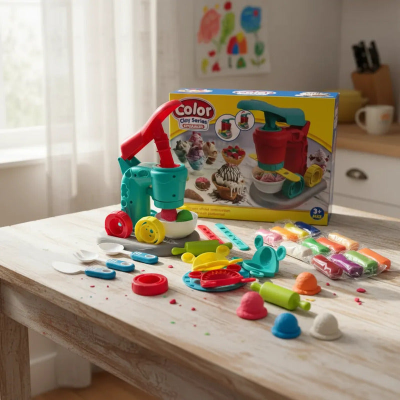 Set Para Hacer Postres Y Dulces Para Niños J-9158 Colores