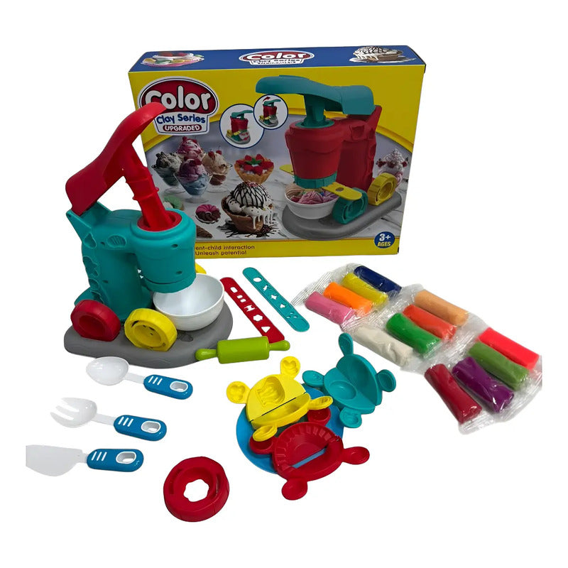 Set Para Hacer Postres Y Dulces Para Niños J-9158 Colores