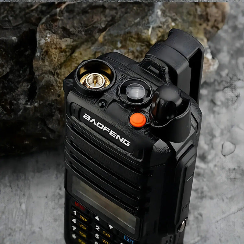 Radio Walkie Talkie Baofeng Uv-9r Plus Resistente Al Agua Negro