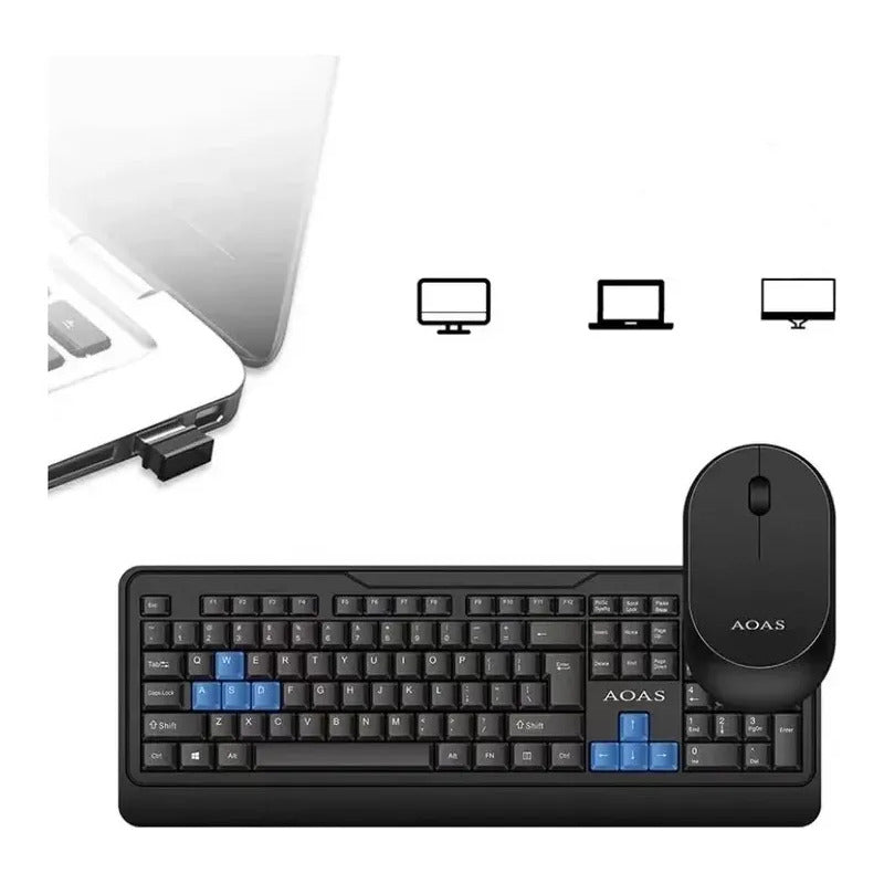 Kit De Teclado Y Mouse Inalámbrico M-900