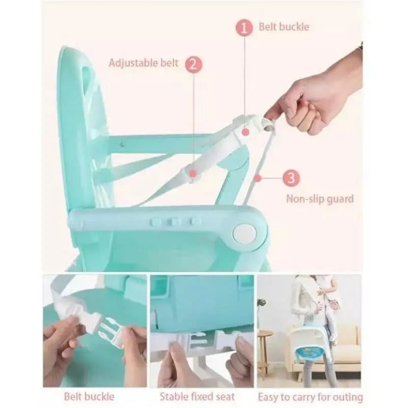 Silla Comedor Para Bebe Portátil Niños