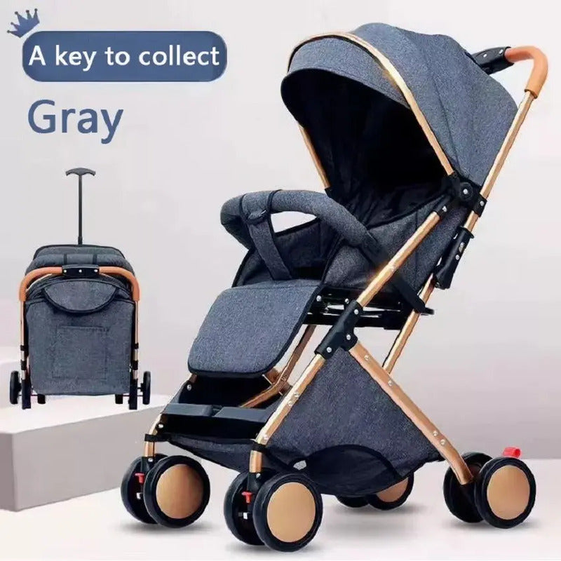 Coche Paseador Para Bebe Tipo Maleta + Toldillo 609-1
