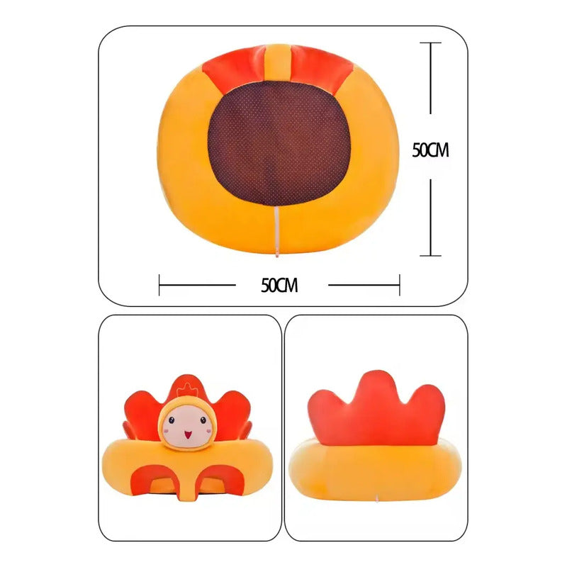 Cojin Almohada Para Sentar Al Bebé Animales Jq-3