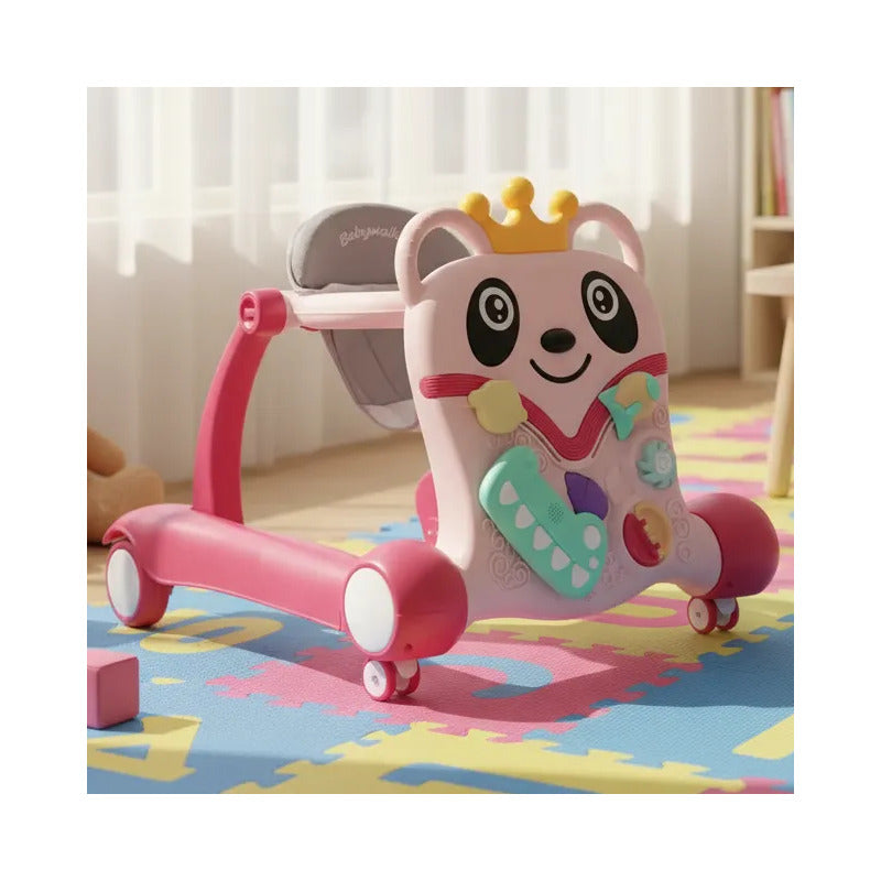 Andadera Y Caminador Para Bebe Oso Panda Mágico Kidshop 2024