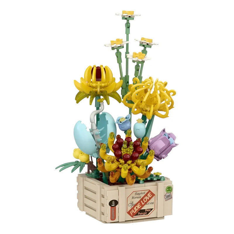 Bloques Fichas Armatodo Juguete Ramo De Flores J-91623 10 Ramo De Flores