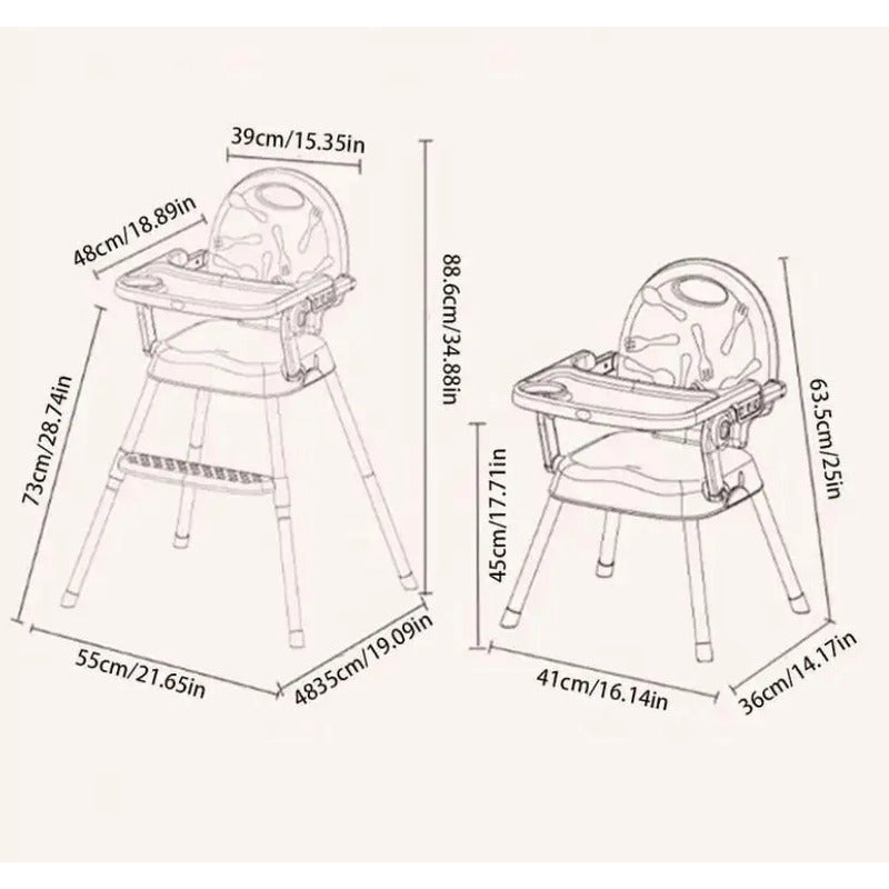 Silla Comedor Para Bebe Portátil Niños
