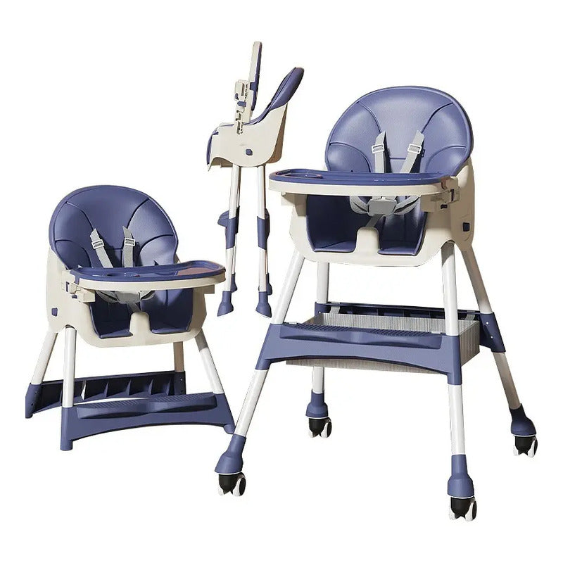 Silla Comedor Para Bebe Plegable Con Ruedas 555-13a
