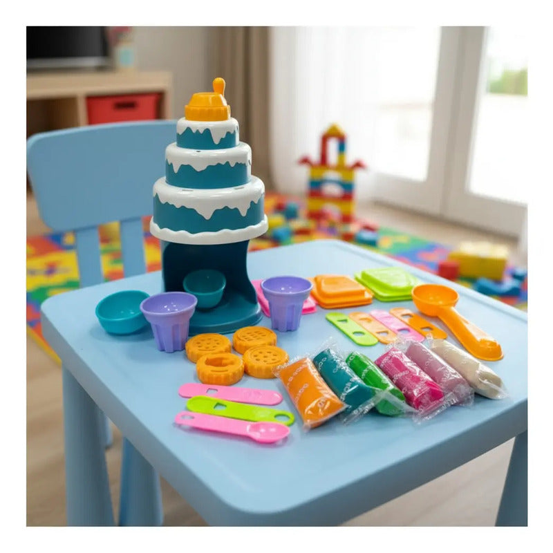 Juguete Para Niños Maquina De Helados Con Plastilina Px1591 Agua