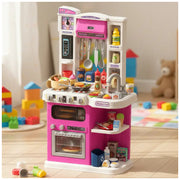 Cocina Infantil Agua,vapor Luces Y Sonidos 92 Pcs 008-58 Beige