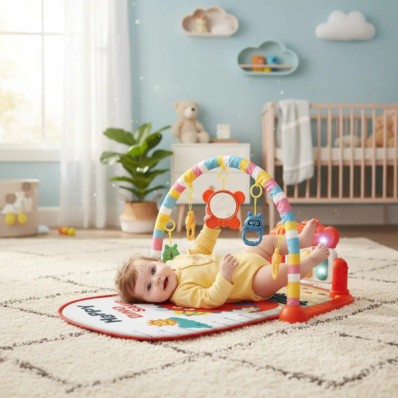 Gimnasio Didactico Juego Bebe Tapete Piano Musical Dry14