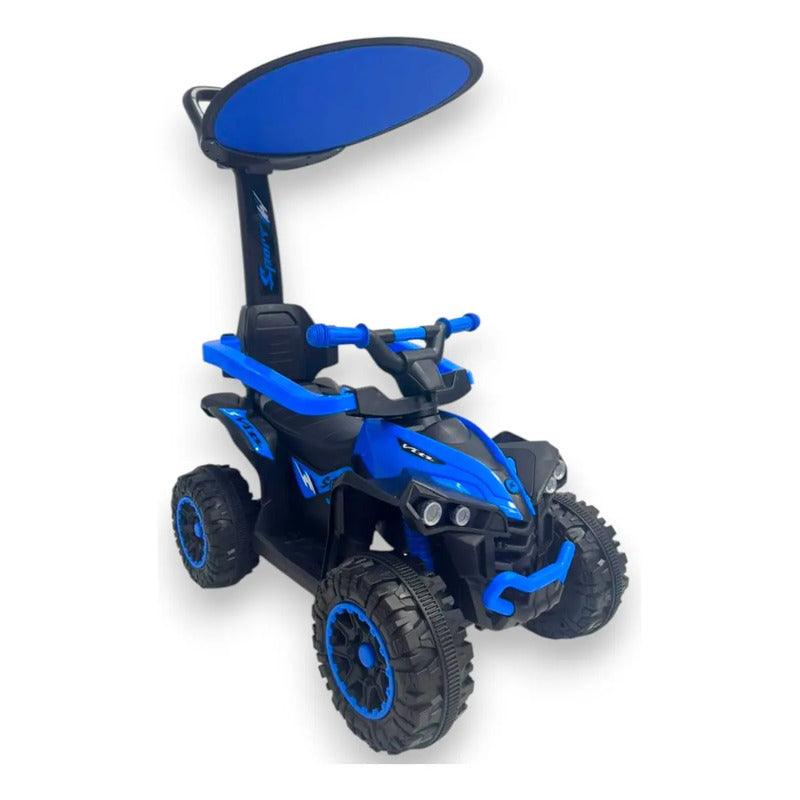Cuatrimoto Montable Paseador Kidshop Fg-01 Color Azul