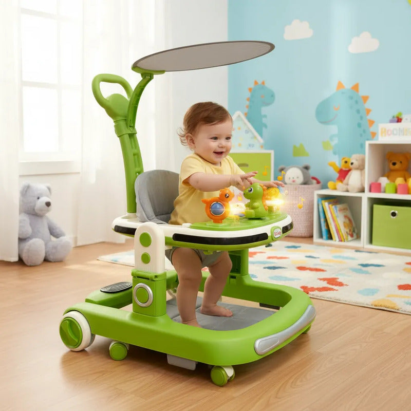Caminador Musical Bebe Guia Luces Tapete Dinosaurio 344b