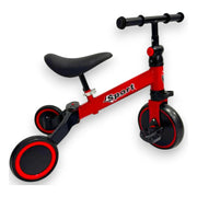Patineta Scooter 2 In 1 Niño Niña Manopatin Triciclos Musica Color Rojo Kidshop