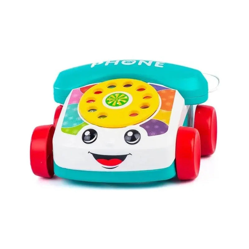 Telefono Didactico Para Niños Cuerda Ruedas