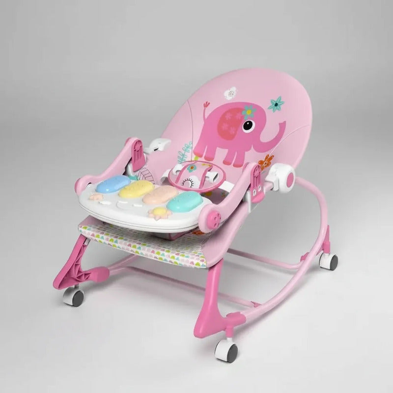 Silla Mecedora Musical Con Ruedas, Piano Musicales 7193