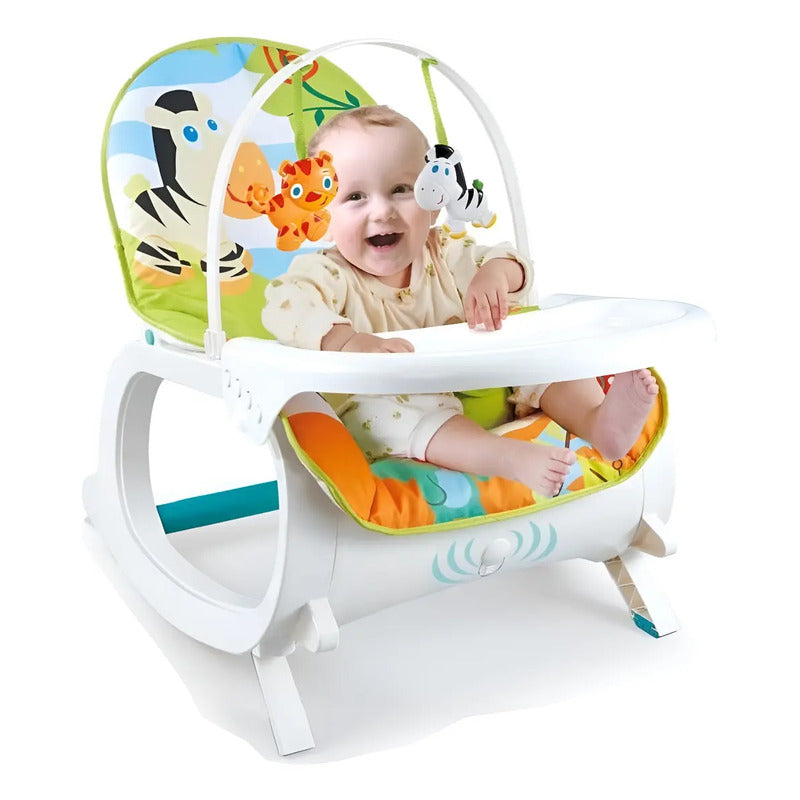 Silla Mecedora Vibradora Crece Conmigo Bebe Selva Comedor