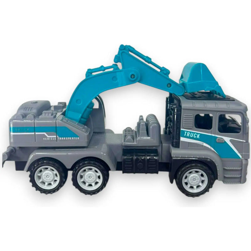 Carro Camión Retroexcavadora Construcción Juguete Niño Zk004