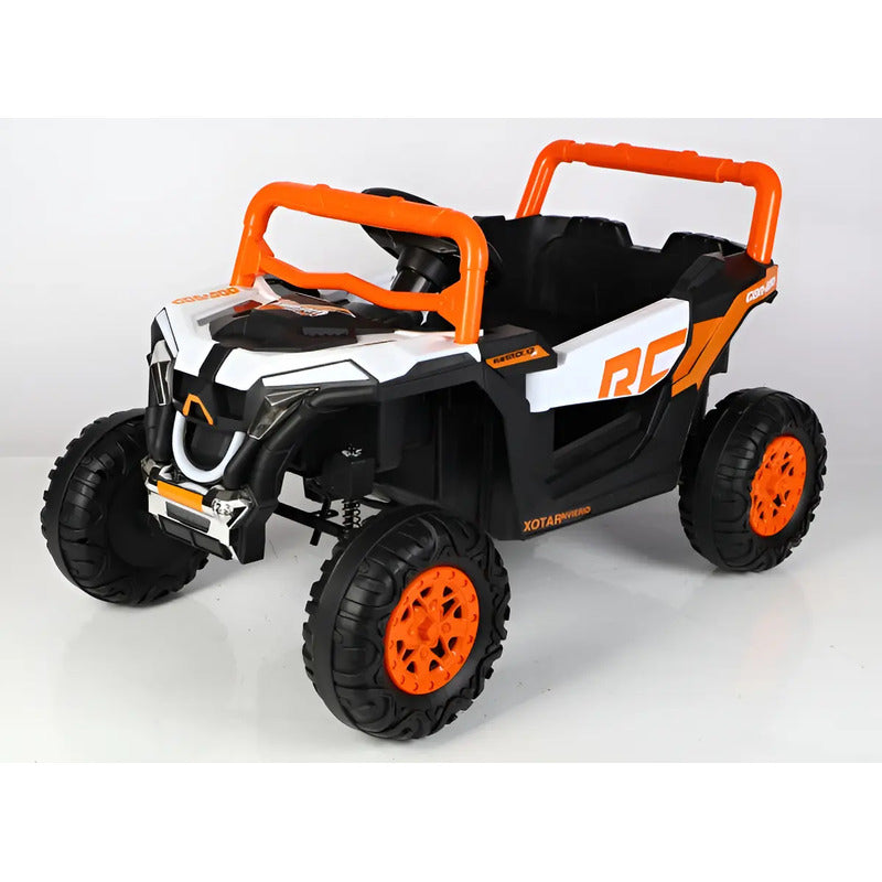 Carro Eléctrico Infantil 6v Mini Jipe Kb003 Color Naranja