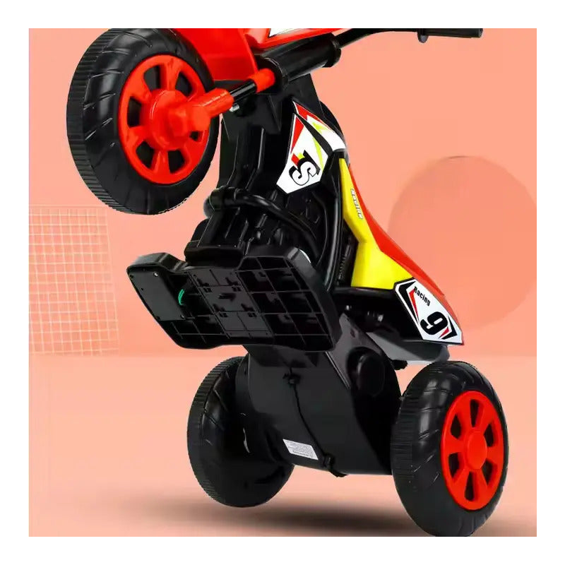 Moto Carro Recargable Electricas Montable 1 A 3 Años Color Azul Voltaje Del Cargador 110v