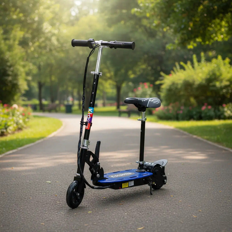 Patineta Eléctrica Metalizada Para Niños 8-13 Años