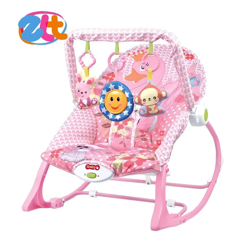 Silla Vibradora Mecedora Musical Niña-niños Baby Rocker Cisne
