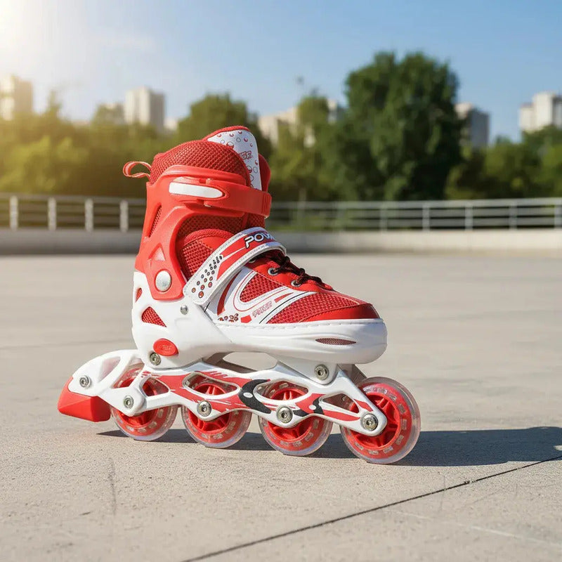 Patines En Línea Ajustables Niños Niñas Semiprofesional