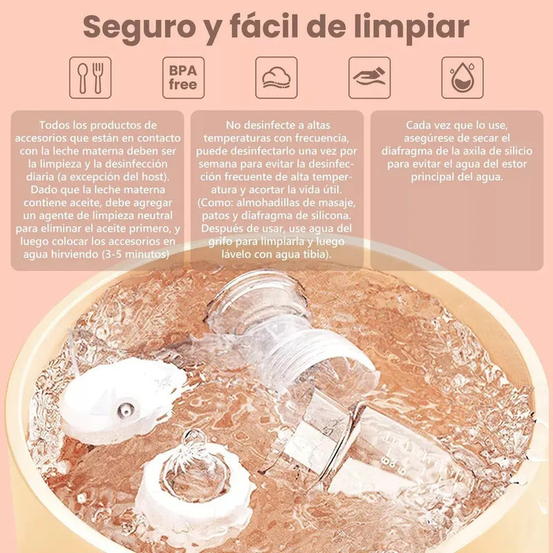 Extractor Eléctrico De Leche Rosa Electric Rh-289