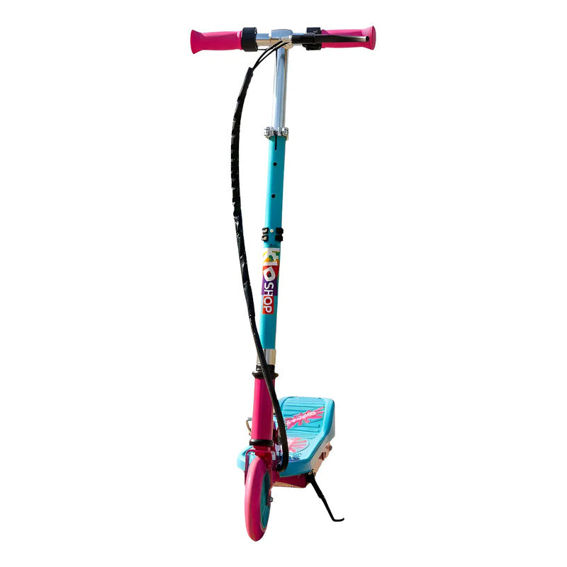 Patineta Scooter Eléctrico Kidshop Pt07 Color Celeste