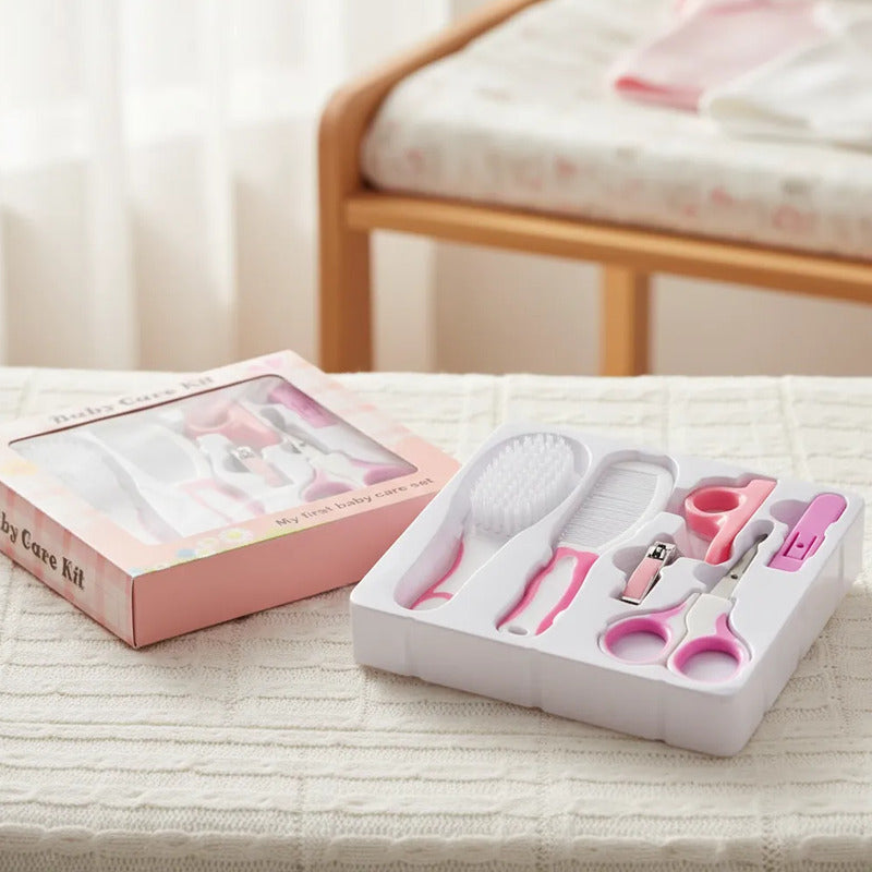 Set Kit Estuche Aseo 6 Piezas Cirugía Bebe Oferta Regalo  Rosado