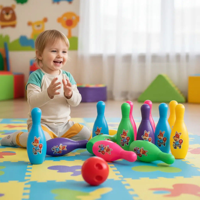 Set Juego De Bolos Colores J-9156