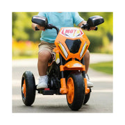 Moto Carro Recargable Electricas Montable 1 A 3 Años Color Naranja Voltaje Del Cargador 110v
