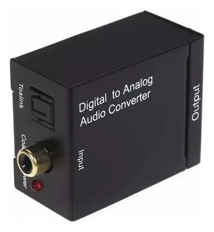Convertidor Audio Digital Optico A Rca Analogico